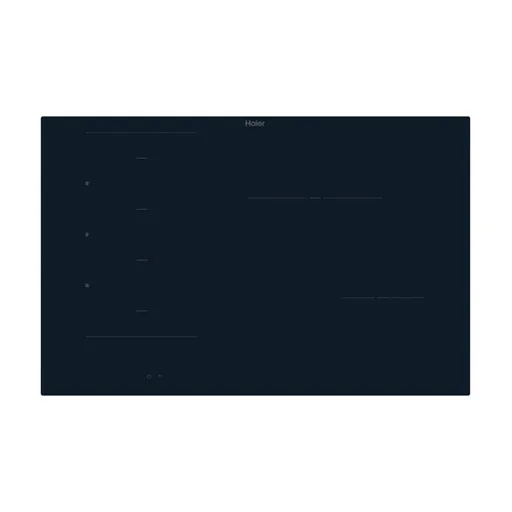 Vstavaná indukčná varná doska Haier čierna 33803399