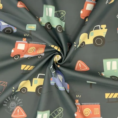 Látka na pršiplášť Vehicles army green