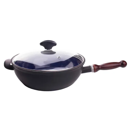 BELIS - Panvica a sklenená pokrievka liatina priemer 26cm, odímateľná rúčka, výška 8cm