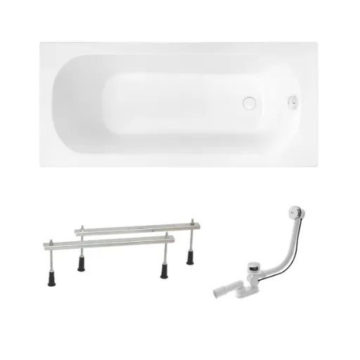 Obdĺžniková vaňa SAT Mika 170x70 cm akrylát ľavá aj pravá SATMIKA1700AN