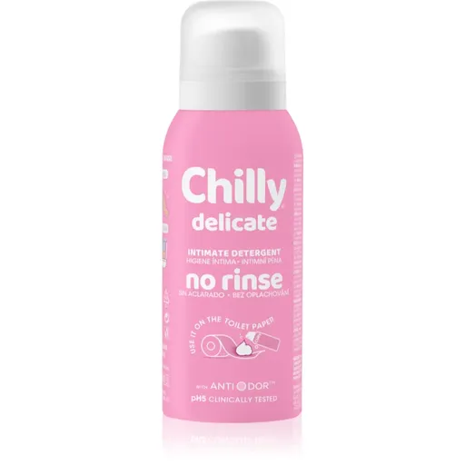 Chilly Delicate No Rinse jemná čistiaca pena na intímnu hygienu 100 ml