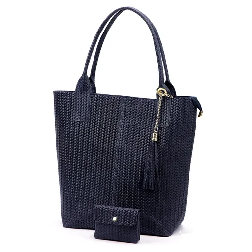 Kožená dámska kabelka s peňaženkou v elegantnom prevedení – prírodná koža