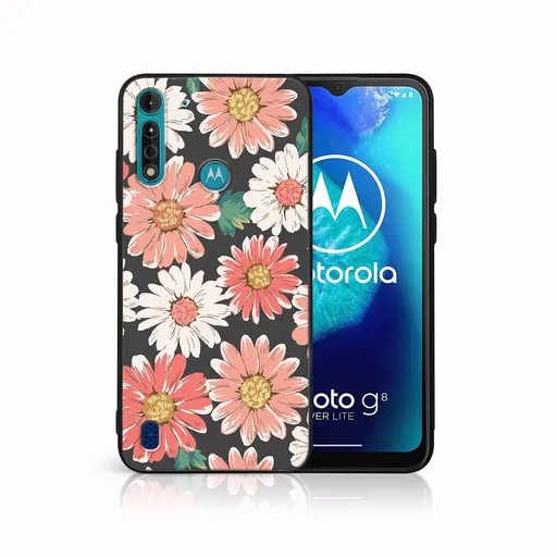 MY ART Ochranný kryt pre Motorola Moto G8 Power Lite DAISY (161)
