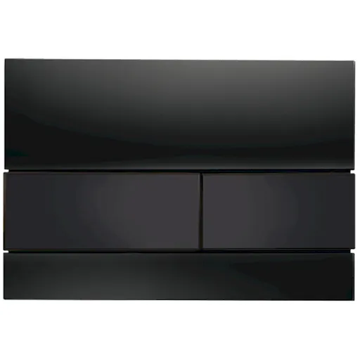 Tece Square ovládacie tlačidlo sklo v čiernej farbe 9240809 9.240.809