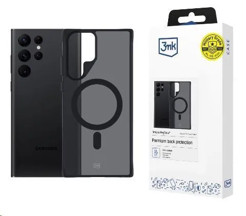 3mk ochranný kryt Smoke MagCase pre Samsung Galaxy S22 Ultra 5G