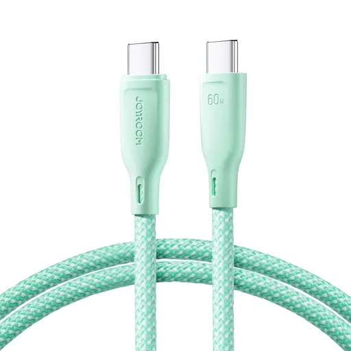 JOYROOM MULTI-COLOR S-A34 Kábel USB-C 60W zelený