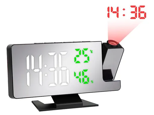 Hodiny s budíkom BLOW CL-02 projekčné