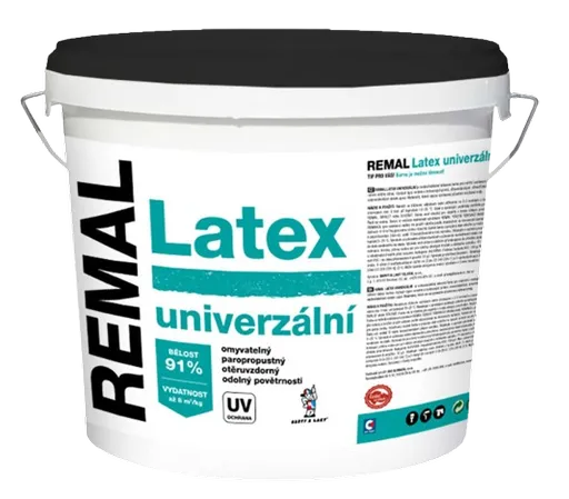 REMAL V2020 - Latex univerzálny 1000 - biela 5 kg