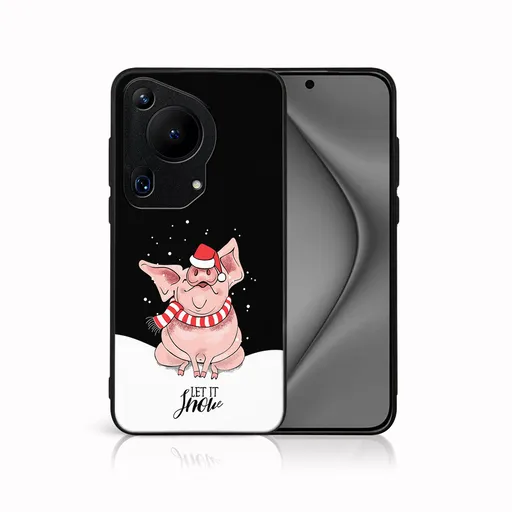 MY ART Kryt s vianočným dizajnom Huawei Pura 70 Ultra LET IT SNOW (075)