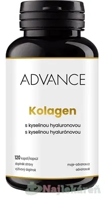 ADVANCE Kolagén s kyselinou hyalurónovou 120 kapsúl