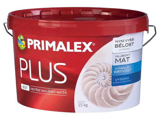 PRIMALEX PLUS - Interiérová farba s vysokou belosťou biela 7,5 kg