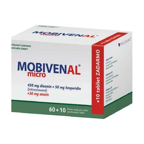 Mobivenal micro 60+10 tbl