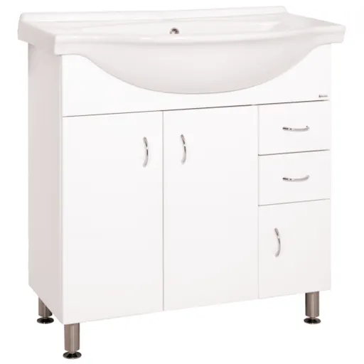 Keramia Pro kúpeľňová skrinka s umývadlom 80x50 cm biela PRO80DV