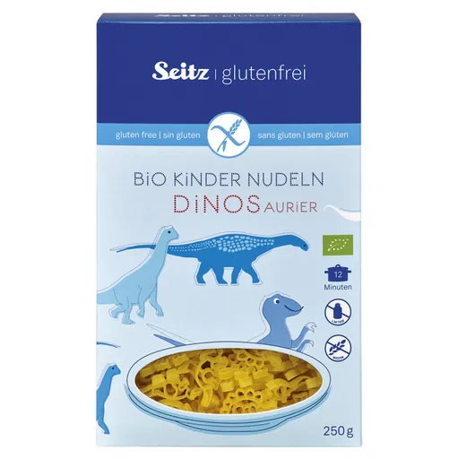 SEITZ Cestoviny detské Dino bez lepku BIO 250 g