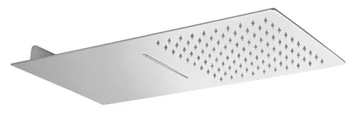 SAPHO - SLIM nástenná sprchová hlavica s kaskadou, 250x550, nerez lesk MS747