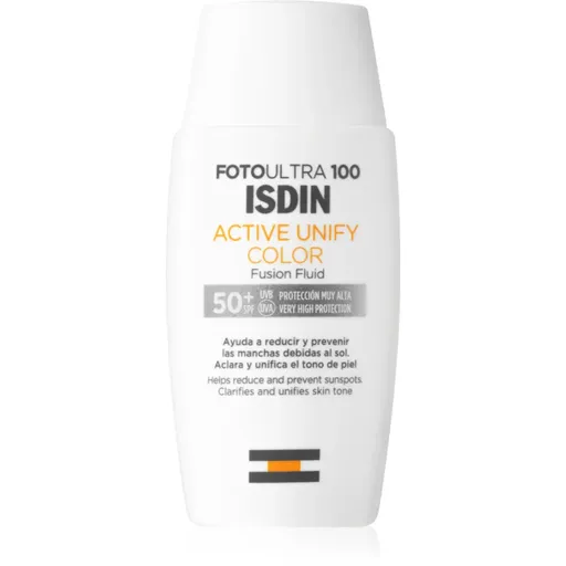 ISDIN FotoUltra 100 Active Unify ochranný tónovací krém proti pigmentovým škvrnám SPF 50+ 50 ml
