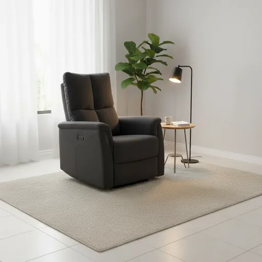 Signal Relaxačné kreslo NEPTUN VELVET | čierna