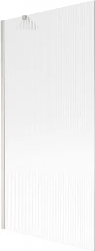 MEXEN/S - Next vaňová zástena FIX 90 x 150, prúžky, nikel kartáčovaná 895-090-000-00-09-97