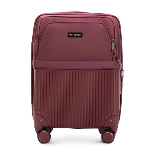 Malý bordový cestovný kufor Wittchen 56-3S-881-35