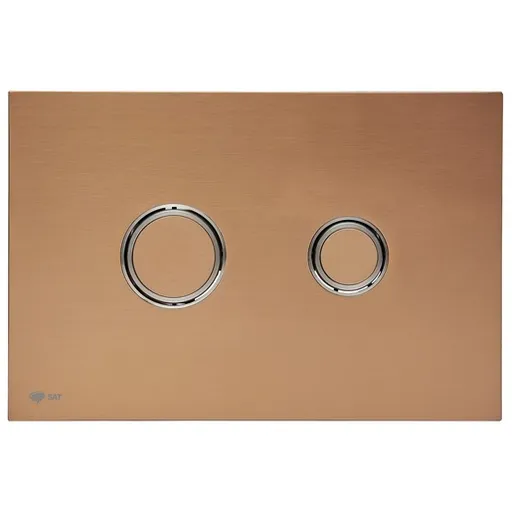 Ovládacie tlačidlo SAT kov ružová zlatá mat SATATBRG