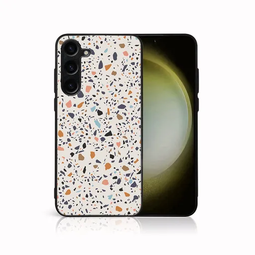 MY ART Ochranný kryt pre Samsung Galaxy S25 FE BEIGE TERRAZZO (162)