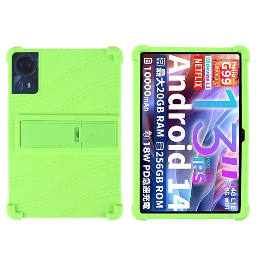 WAVE Silikónový obal pre Teclast T65 Max zelený