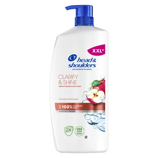 HEAD&SHOULDERS Clarify & Shine Šampón proti lupinám 800 ml