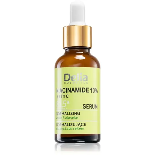 Delia Cosmetics Niacinamide 10% + zinc obnovujúce sérum na tvár, krk a dekolt 30 ml