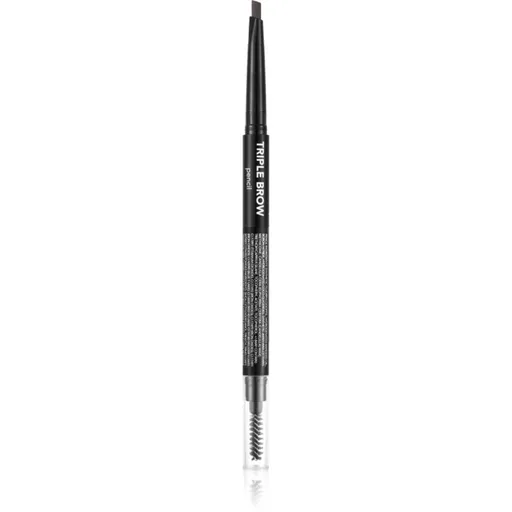 flormar Triple Brow Pencil ceruzka na obočie 3v1 odtieň 001 Brunette 0.75 g
