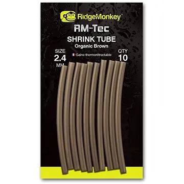 RidgeMonkey RM-Tec Shrink Tube 2,4 mm Organic Brown 10 ks (5060432142964)