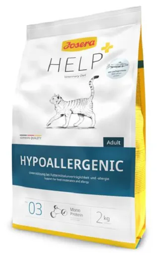 Josera VET Cat Help Hypoallergenic GF suché diétne krmivo pre mačky 2 kg