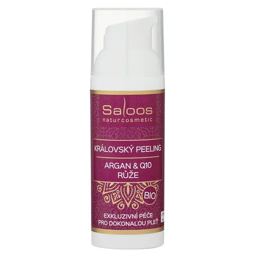 SALOOS Kráľovský peeling Argan&Q10 Ruža 50 ml
