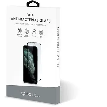 Epico Anti-Bacterial 3D+ Glass iPhone X/XS/11 Pro čierne (42312151300006)