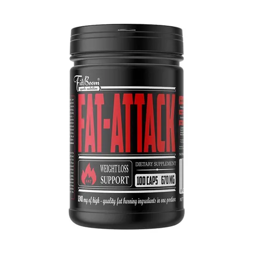 Fat Attack - FitBoom 100 kaps.