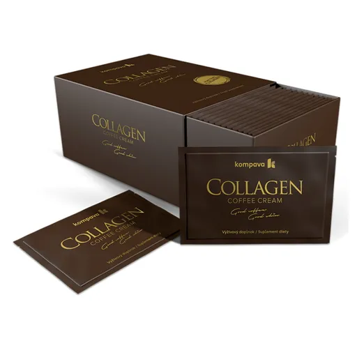 KOMPAVA Collagen coffee Cream 30 dávok 180 g