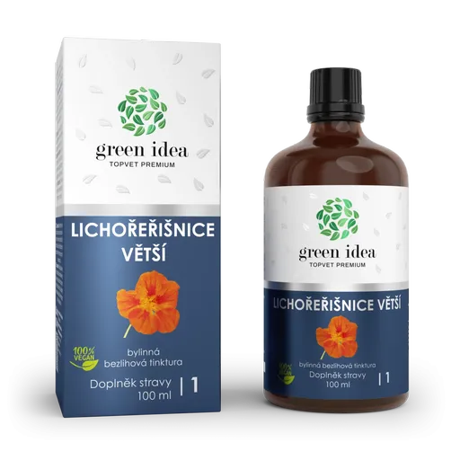 Kapucínka - bezliehová tinktúra 100 ml - Green idea