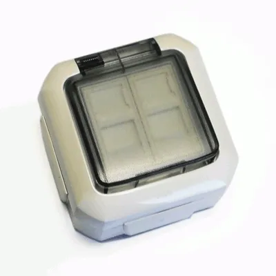 ABB Dátová zásuvka OUTDOOR IP54 STP CAT5E 2xRJ45