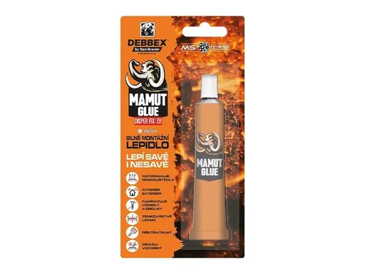 Lepidlo DEN BRAVEN MAMUT GLUE Disper Fix sivé 25ml