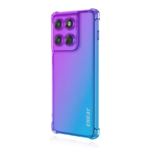 ENKAY GRADIENT Ochranný obal pre Motorola Edge 70 PURPLE-BLUE