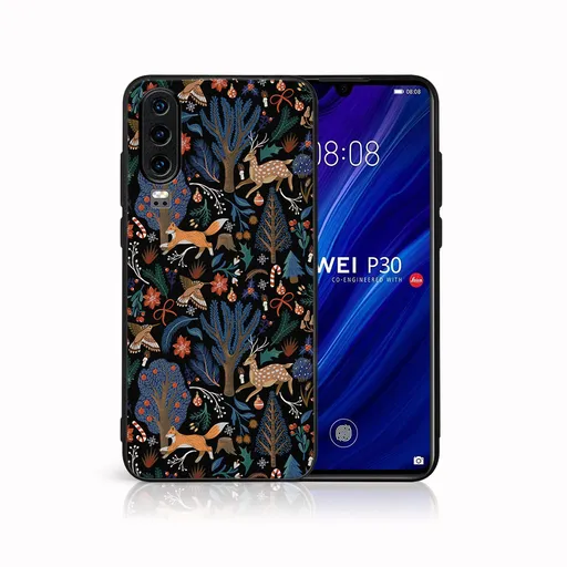 MY ART Obal s vianočným dizajnom Huawei P30 WINTER (071)