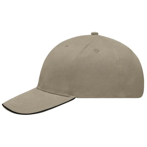 Myrtle Beach (Daiber) Reklamná šiltovka Sandwich MB6541 - Béžová / čierna | uni