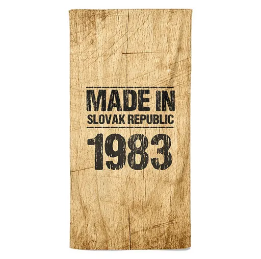 Osuška Made In (rok: 1983)