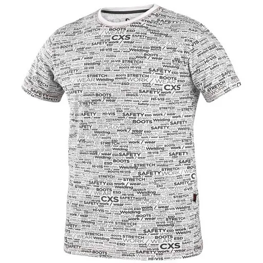 Canis (CXS) Tričko s potlačou DARREN - Biela | 3XL