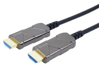 PremiumCord Ultra High Speed HDMI 2.1 optický fiber kábel 8K @ 60Hz, pozlátené 30m