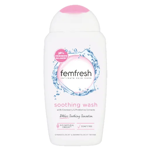 FEMFRESH Intímna umývacia emulzia Soothing 24h s probiotikami 250 ml