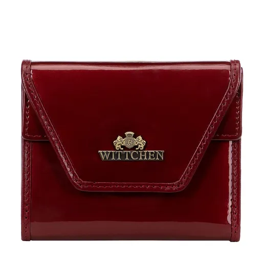 Dámska lakovaná peňaženka červená 14-1L-187-3A