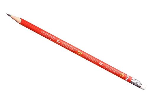 Ceruzka Kores č.2 trojhranná s gumou a násobilkou