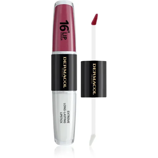 Dermacol 16H Lip Colour dlhotrvajúci rúž a lesk na pery odtieň 22 2x4 ml