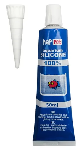 Happet Akvarijný silikón 50ml - čierny