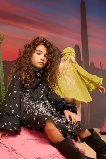 Dievčenské bavlnené šaty Pinko